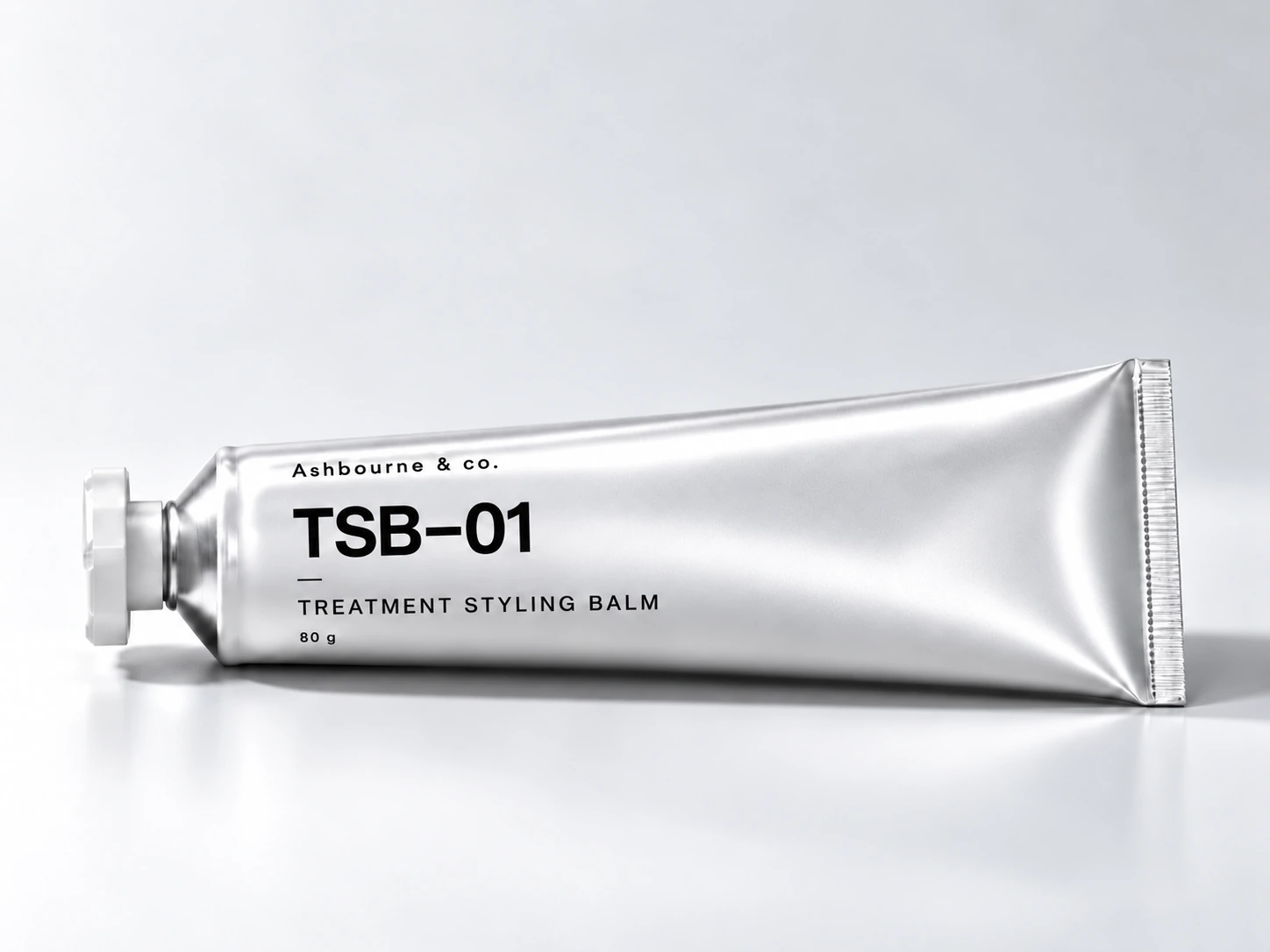 Ashbourne & co. TSB–01 silver Treatment Styling Balm tube, 80 g